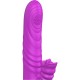 Вибратор ARMONY - ANGELIA MULTIFUNCTION VIBRATOR WITH STIMULATING TONGUE VIOLET HEAT EFFECT