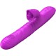 Вибратор ARMONY - ANGELIA MULTIFUNCTION VIBRATOR WITH STIMULATING TONGUE VIOLET HEAT EFFECT