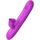 Вибратор ARMONY - ANGELIA MULTIFUNCTION VIBRATOR WITH STIMULATING TONGUE VIOLET HEAT EFFECT