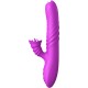 Вибратор ARMONY - ANGELIA MULTIFUNCTION VIBRATOR DOUBLE TONGUE VIOLET HEAT EFFECT