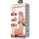 Дилдо PRETTY LOVE - SLIDING SKIN SERIES REALISTIC DILDO WITH SLIDING SKIN SUCTION CUP REMOTE CONTROL FLESH 21.8 CM