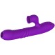 Вибратор ARMONY - FULLY G SPOT RABBIT VIBRATOR WITH STIMULATING TONGUE VIOLET HEAT EFFECT