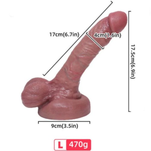 Дилдо ARMONY - REALISTIC LIQUID SILICONE DILDO 17 CM