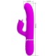 Вибратор PRETTY LOVE - RABBIT VIBRATOR WITH LICKING FUCHSIA