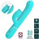 Вибратор PRETTY LOVE - RABBIT VIBRATOR WITH LICKING AQUA GREEN