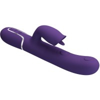 Вибратор PRETTY LOVE - RABBIT VIBRATOR WITH LICKING PURP