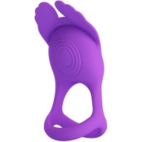 PRETTY LOVE - VIBRANT PENIS RING 7 VIBRATIONS PURPLE SIL