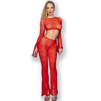 Бельо CHILIROSE - CR 4648 TOP & PANT RED S/L