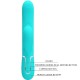 Вибратор PRETTY LOVE - PERLITA MULTIFUNCTION 3 IN 1 G-SPOT VIBRATOR AQUA GREEN