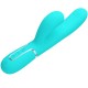 Вибратор PRETTY LOVE - PERLITA MULTIFUNCTION 3 IN 1 G-SPOT VIBRATOR AQUA GREEN