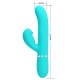 Вибратор PRETTY LOVE - PERLITA MULTIFUNCTION 3 IN 1 G-SPOT VIBRATOR AQUA GREEN