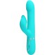 Вибратор PRETTY LOVE - RABBIT VIBRATOR PEARLS AQUA GREEN