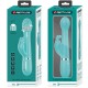 Вибратор PRETTY LOVE - DEJON RABBIT VIBRATOR 3 IN 1 MULTIFUNCTION AQUA GREEN