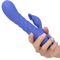 Вибратор CALEXOTICS - L.A LOVE VIBRATOR & SUCKER BLUE BY