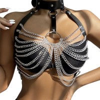 Бельо SUBBLIME - CHEST HARNESS WITH BIG RING CHAINS ONE 