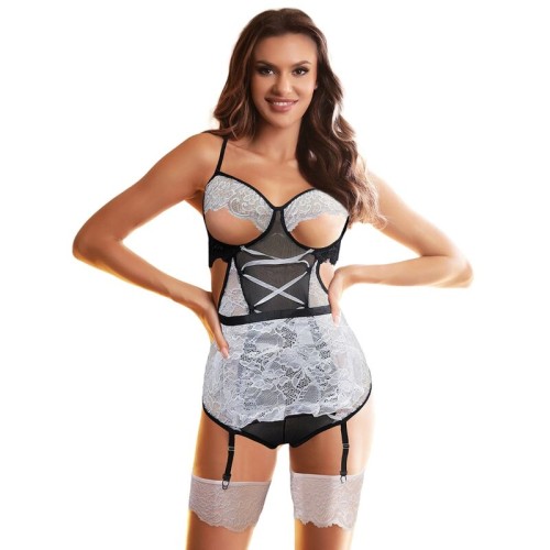 Еротичен костюм SUBBLIME - MAID BODY COSTUME L/XL