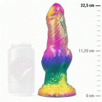 Дилдо EPIC - IRIS DILDO WITH RAINBOW TESTICLES OF PLEASU