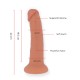 Вибратор ONINDER - LARGE BOGOTÁ VIBRATOR DILDO 9 SPEEDS NATURAL 22 CM -O- 4.5 CM - FREE APP