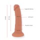 Вибратор ONINDER - MEDIUM BOGOTÁ VIBRATOR DILDO 9 SPEEDS NATURAL 20 CM -O- 4.2 CM - FREE APP