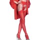 Чорапи CHILIROSE - CR 4312 GARTER STOCKINGS RED S/M