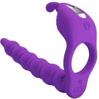 Пенис ринг PRETTY LOVE - BLACKNEY PENIS RING WITH LILA VIBRATOR PLUG