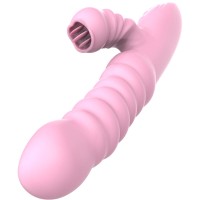 Вибратор ARMONY - VIBRATOR MULTIFUNCTION WITH STIMULATING TONGUE HEAT EFFECT PINK