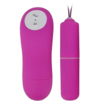 Прашка с мини вибратор BAILE - THONG WITH VIBRATING BULLET AND CONTROL PURPLE