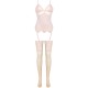 Бельо LIVCO CORSETTI FASHION - PERSINNE PEACH SET CORSET + PANTY + STOCKINGS