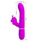 Вибратор PRETTY LOVE - MULTIFUNCTION RABBIT VIBRATOR 4 IN 1 BUTTERFLY FUCHSIA