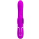 Вибратор PRETTY LOVE - MULTIFUNCTION RABBIT VIBRATOR 4 IN 1 BUTTERFLY FUCHSIA