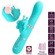 Вибратор PRETTY LOVE - MULTIFUNCTION RABBIT VIBRATOR 4 IN 1 BUTTERFLY AQUA GREEN