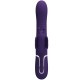 Вибратор PRETTY LOVE - MULTIFUNCTION RABBIT VIBRATOR 4 IN 1 BUTTERFLY PURPLE