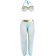 Еротичен костюм SUBBLIME - INDIA STYLE BLUE LINGERIE SET S/M