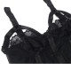 Секси боди SUBBLIME - TEDDY WITH GARTER STRAP DETAIL CHEST BLACK S/M