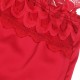 Бельо SUBBLIME - SATIN BABYDOLL WITH LACE RED S/M