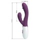 Вибратор PRETTY LOVE - ANDRE RABBIT VIBRATOR & G-POINT STIMULATOR PURPLE