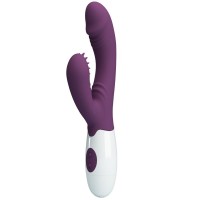 Вибратор PRETTY LOVE - ANDRE RABBIT VIBRATOR & G-POINT STIMULATOR PURPLE