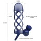Пенис ринг PRETTY LOVE - GIANN VIBRATOR RING WITH SILICONE SHEATH BLUE