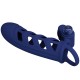 Пенис ринг PRETTY LOVE - ALTAF VIBRATOR RING WITH SILICONE SHEATH BLUE
