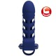 Пенис ринг PRETTY LOVE - ALTAF VIBRATOR RING WITH SILICONE SHEATH BLUE