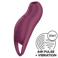 Клиторен стимулатор SATISFYER - POCKET PRO 1 CLITORIS STIMULATOR GARNET