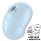 Вибратор SATISFYER - CUTIE GHOST LAY-ON VIBRATOR LIGHT BLUE