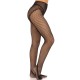 Чорапи LEG AVENUE - CROTCHLESS FISHNET STOCKINGS BLACK