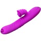 Вибратор ARMONY - ANGELIA MULTIFUNCTION VIBRATOR DOUBLE TONGUE VIOLET HEAT EFFECT