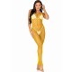 Рокля LEG AVENUE - LONG NET DRESS YELLOW ONE SIZE