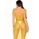 Рокля LEG AVENUE - LONG NET DRESS YELLOW ONE SIZE