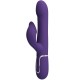 Вибратор PRETTY LOVE - ZALIN RABBIT VIBRATOR PEARLS 4 IN 1 PURPLE