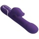 Вибратор PRETTY LOVE - ZALIN RABBIT VIBRATOR PEARLS 4 IN 1 PURPLE