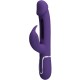 Вибратор PRETTY LOVE - KAMPAS RABBIT 3 IN 1 MULTIFUNCTION VIBRATOR WITH TONGUE VIOLET