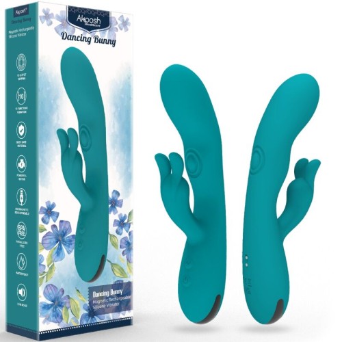 Вибратор ARMONY - DANCING BUNNY VIBRATOR RABBIT 10 SPEEDS GREEN